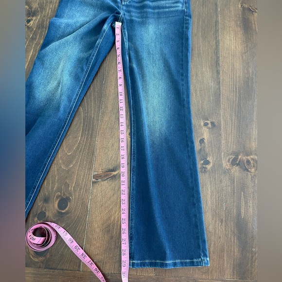 Halara Flex High Waisted Pockets Washed Casual Bootcut Jeans - Picture 6 of 8